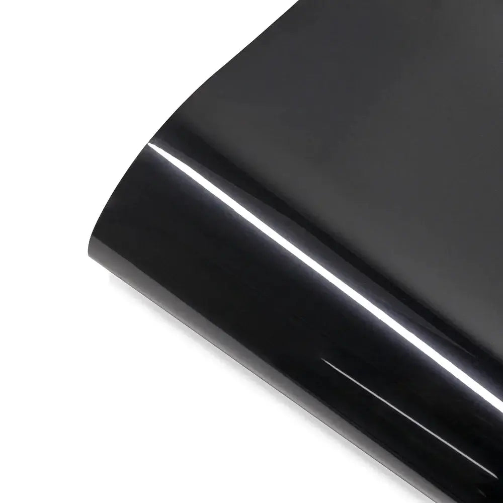 Ultra Gloss PET Piano Black Vinyl Wrap Film Sticker Auto Decoration Accessories Glossy Black Self Adhesive Vinyl Bubble Air Free from PriceLows™
