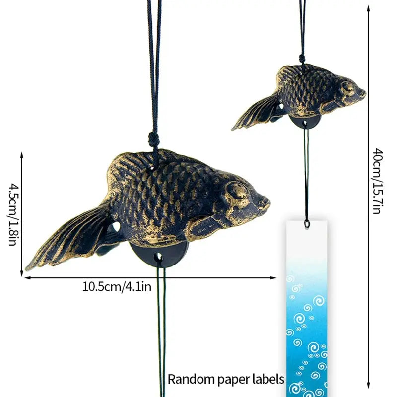 Japanese Wind Chimes Cast Iron Wind Bells Hanging Pendant Feng Shui Good Luck Temple Wind Bells Outdoor Home Garden Decoration from PriceLows™