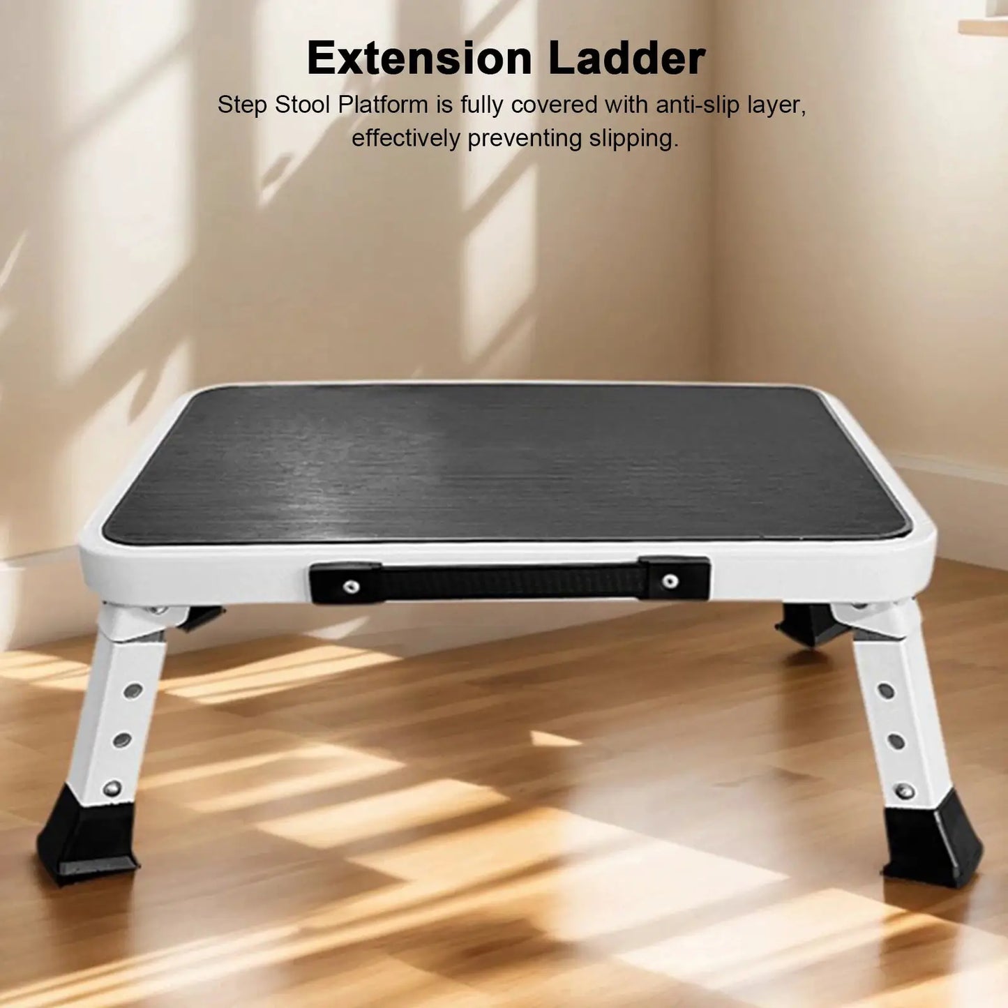 1 Step Foldable Heavy Duty Stepladder with Wide Pedal Lightweight Step Stool Sturdy Steel Ladder for Household Garage Storage from PriceLows™