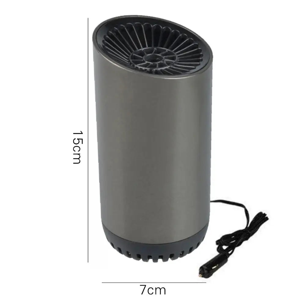 2 in 1 12V 150w Suction Cup Car Heater Windshield Defrost Defogger Car Heat Cool 360° Rotatable Car Accessories Portable Heater from PriceLows™