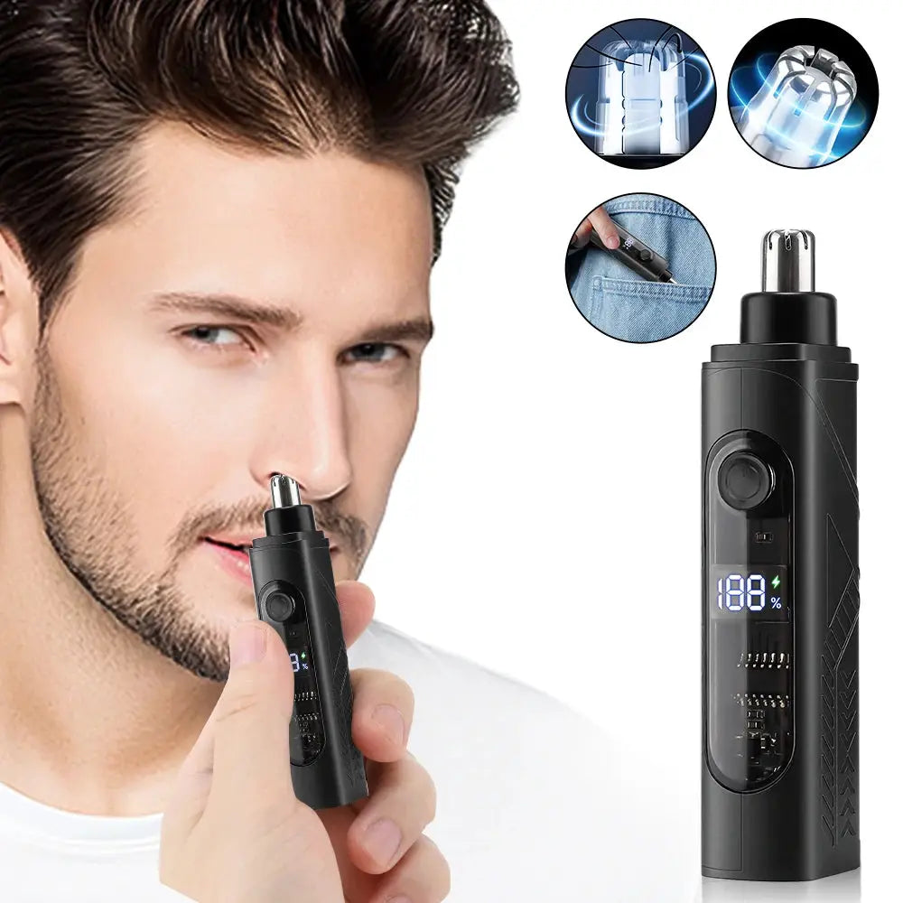 Electric Nose Hair Trimmer Mini Implement Shaver Clipper for Men Women Ear Neck Eyebrow Trimmer Shaver Man's Clean Trimer from PriceLows™