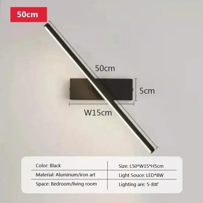 LED Wall Light | Rotatable | Aluminum Body | Black, White from PriceLows™