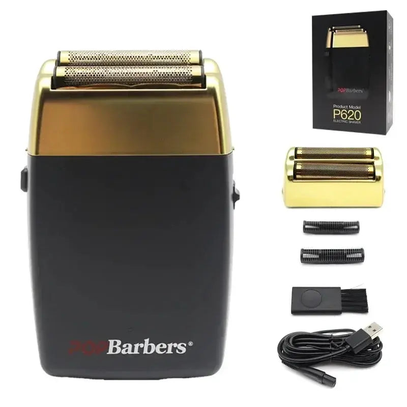 Beard Trimmer | 11000 RPM | USB Rechargeable Lithium 1400mAh | POP Barbers P620