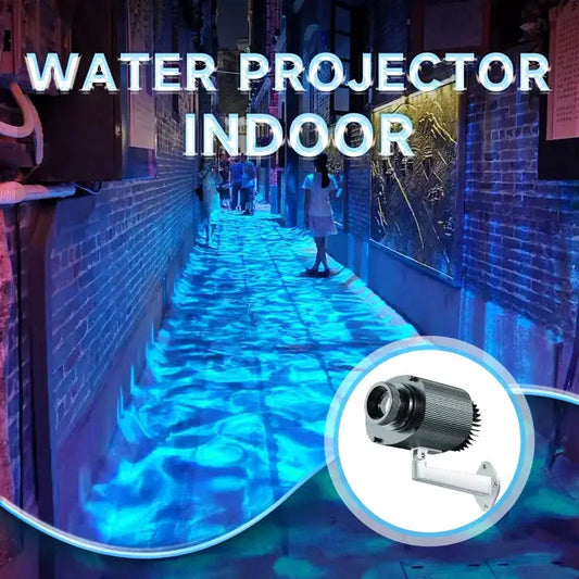 LED Outdoor Projector Light | Waterproof Aluminum Body | Water Ripple Effect