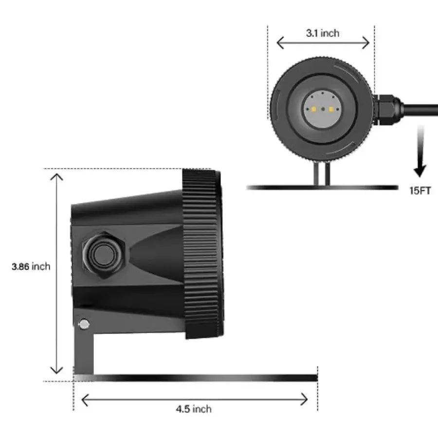 Submersible LED Pond Light Low Voltage Landscape Lighting Underwater Flood Light Outdoor Landscape Water Garden Lights for Swim from PriceLows™