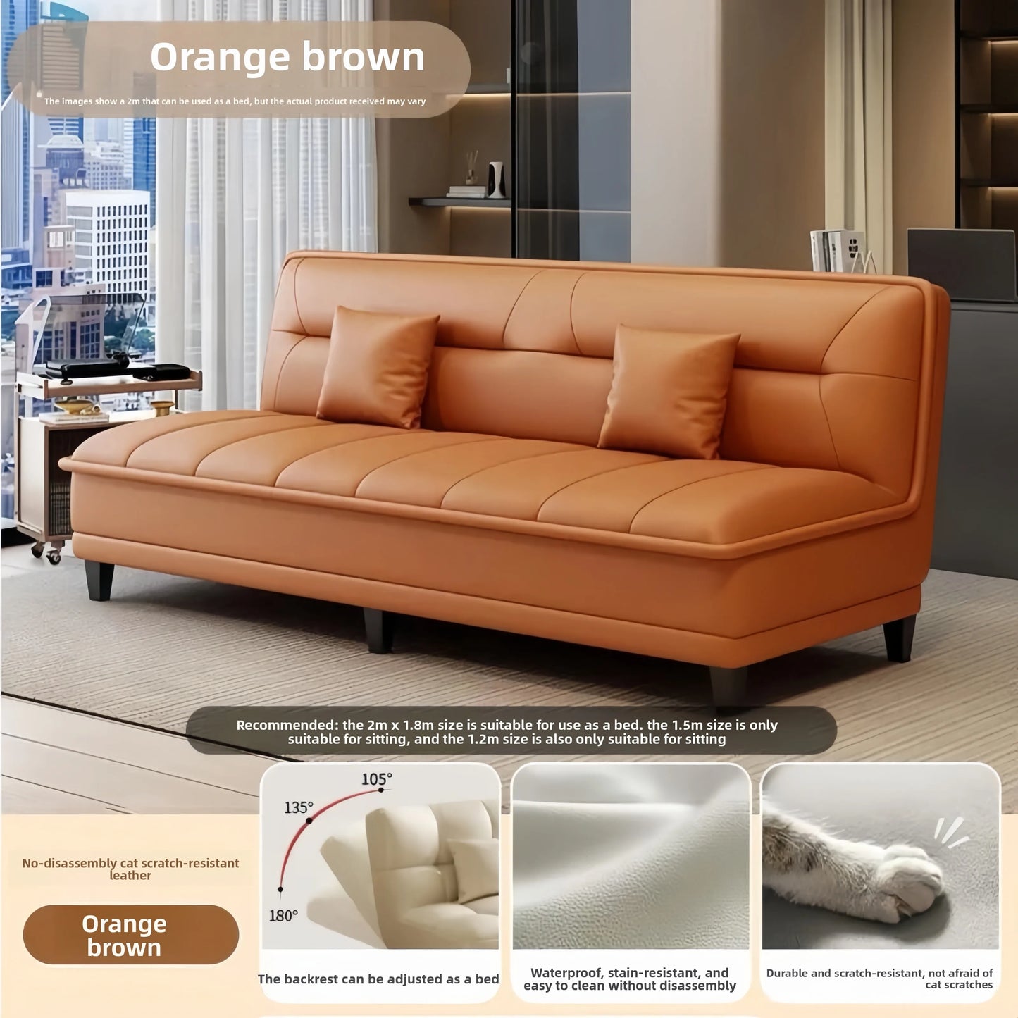 Sofa Bed | Folding | Dual-Purpose | Small Space Living
