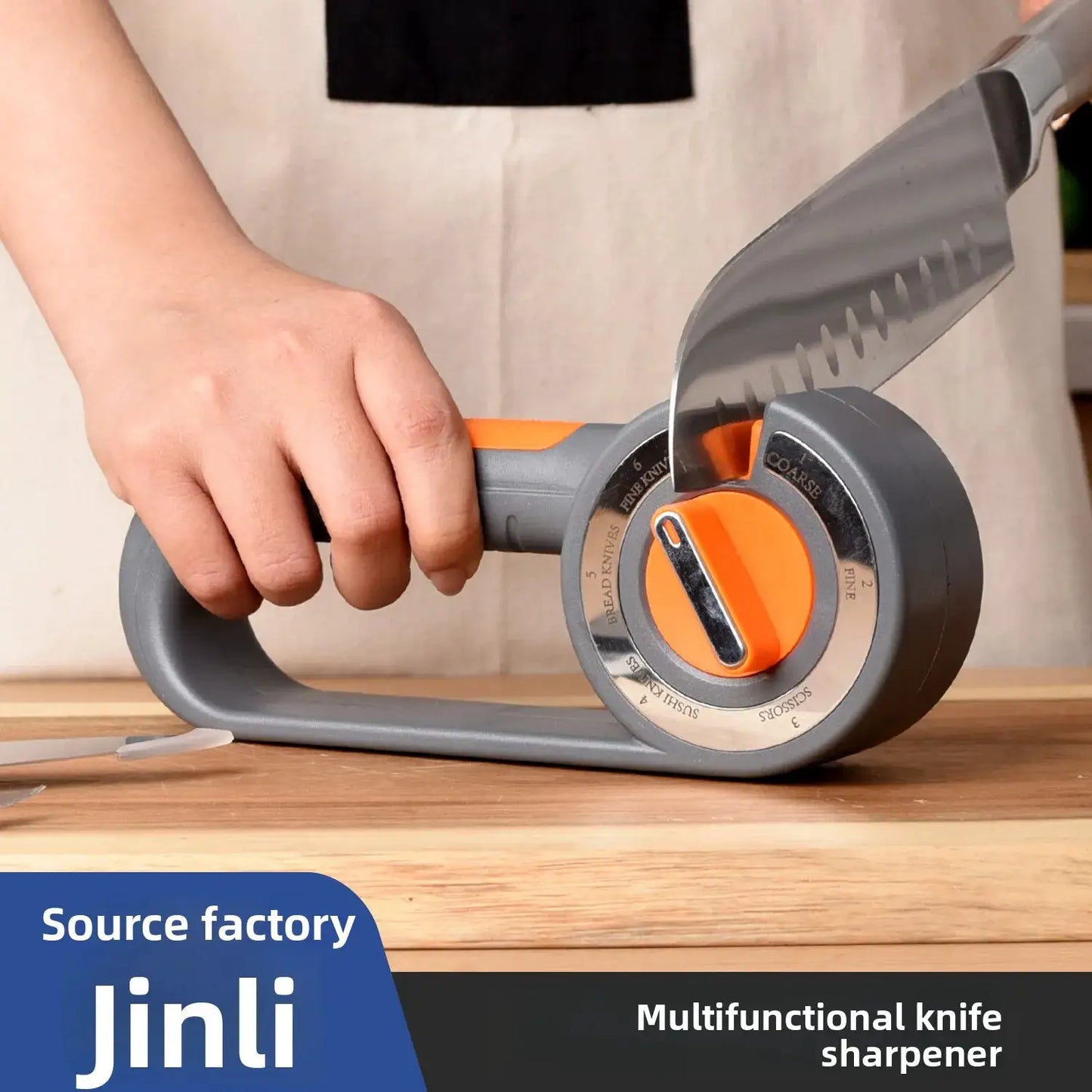 Diamond Knife Sharpener | Six In One Tool | Manual Angle Setting