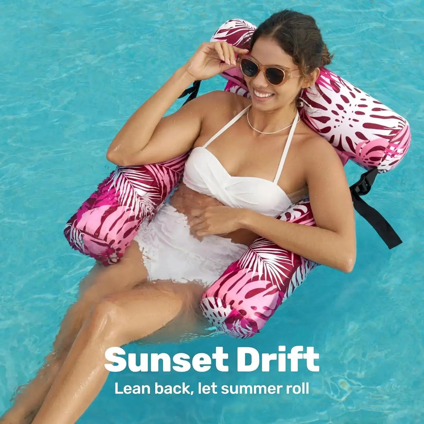 Inflatable Pool Lounger | Adult Size | Portable Recliner | One Size