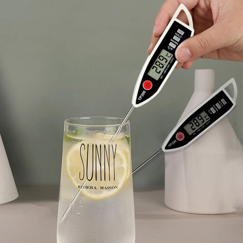Probe Type Food Thermometer | Digital Display | For Meat And Milk | TP300
