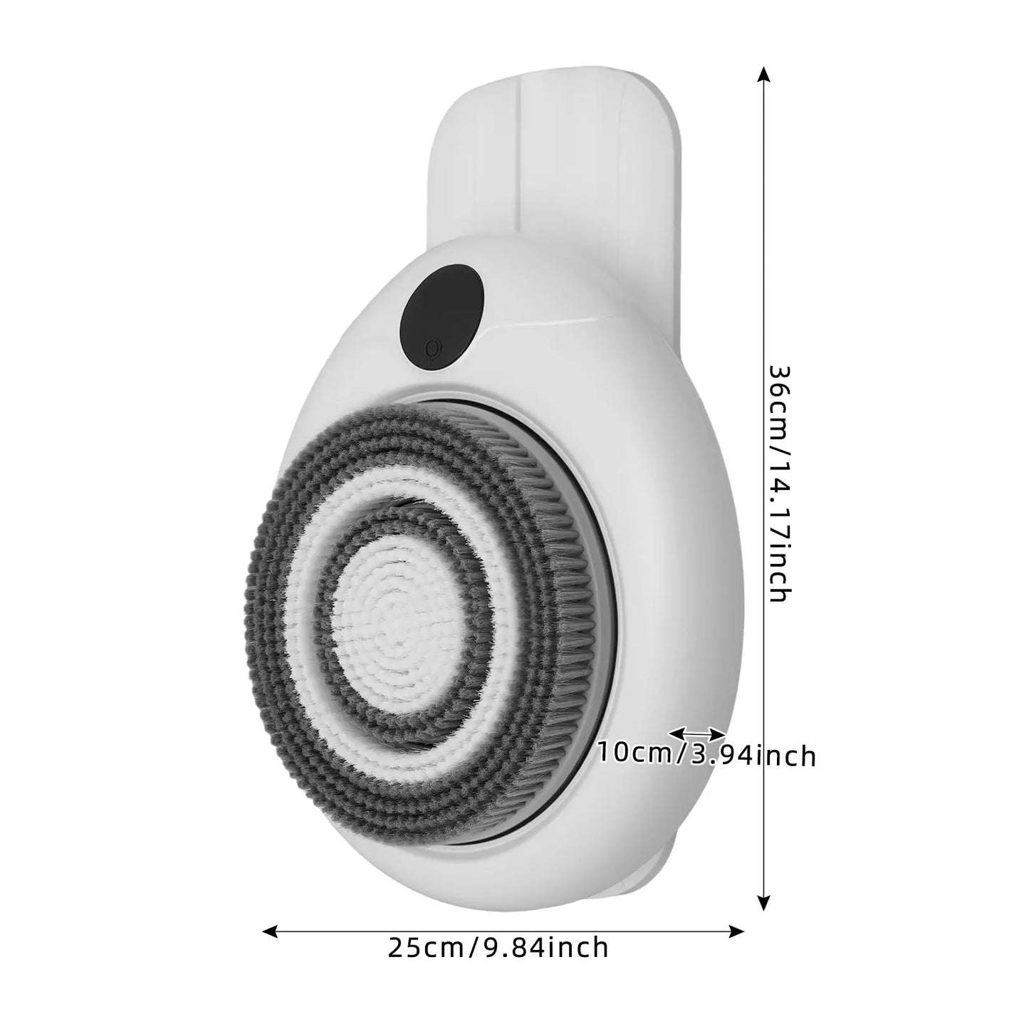 Electric Exfoliating Shower Brush | IPX5 Waterproof | 140 Min Runtime