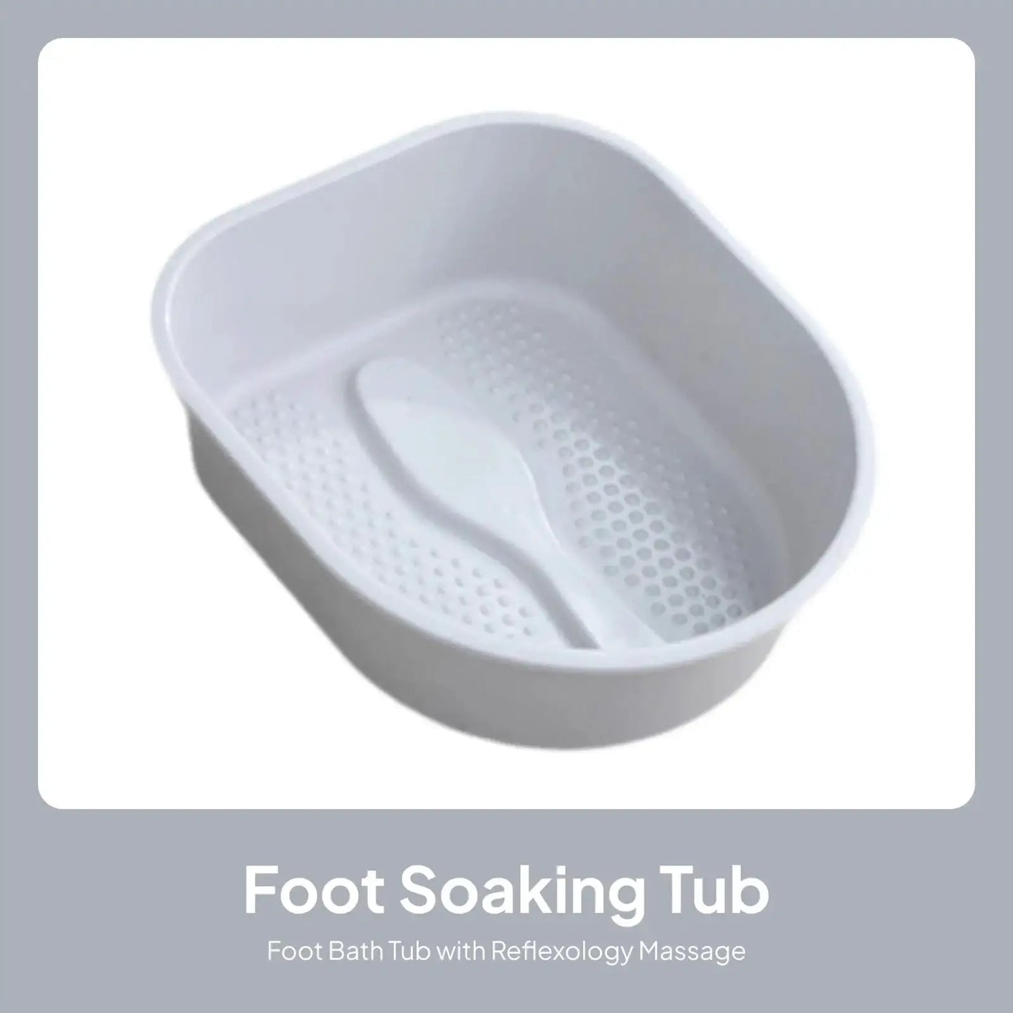 Massage Foot Soak Tub | Large Capacity | Convex Dots | Home Spa Basin