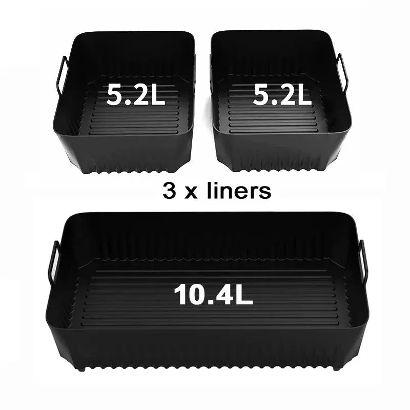 Air Fryer Tray Silicone Mold | Ninja AF500 Compatible | Non Stick and Reusable