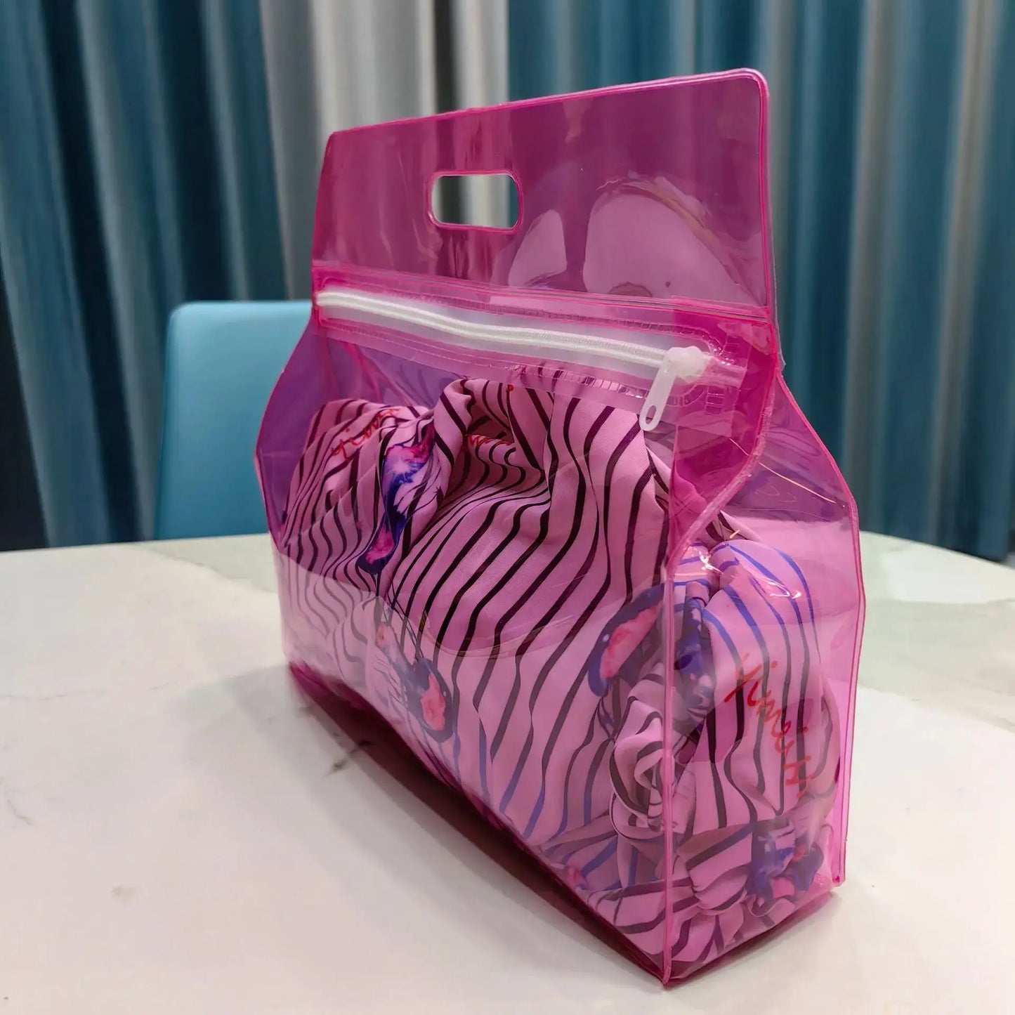 Portable EVA Waterproof Organizer Bag Swimming Bag Zipper Design Toiletry Makeup Bag for Wet Dry Separation Beach Storage from PriceLows™