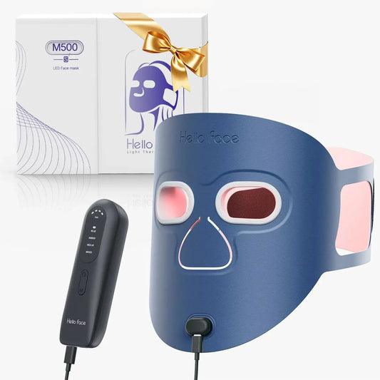 Hello Face 510K Wireless Near-Infrared and Red Light Therapy Facial Mask For Powerful Anti-ageing Professional Ultra-light Mask from PriceLows™