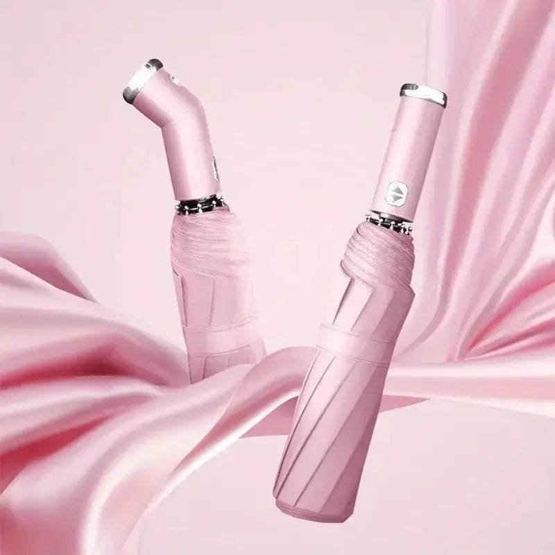 Automatic Folding Umbrella | LED Flashlight | Windproof | Three Fold