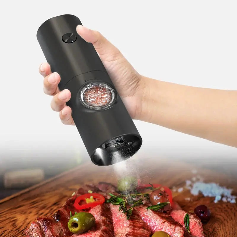 Electric Pepper Grinder Set | Adjustable Coarseness | Stainless Steel | 1pc 2pcs