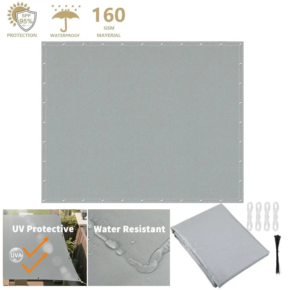 Garden Shade Sail | Poly Cotton | Waterproof | PU Coated