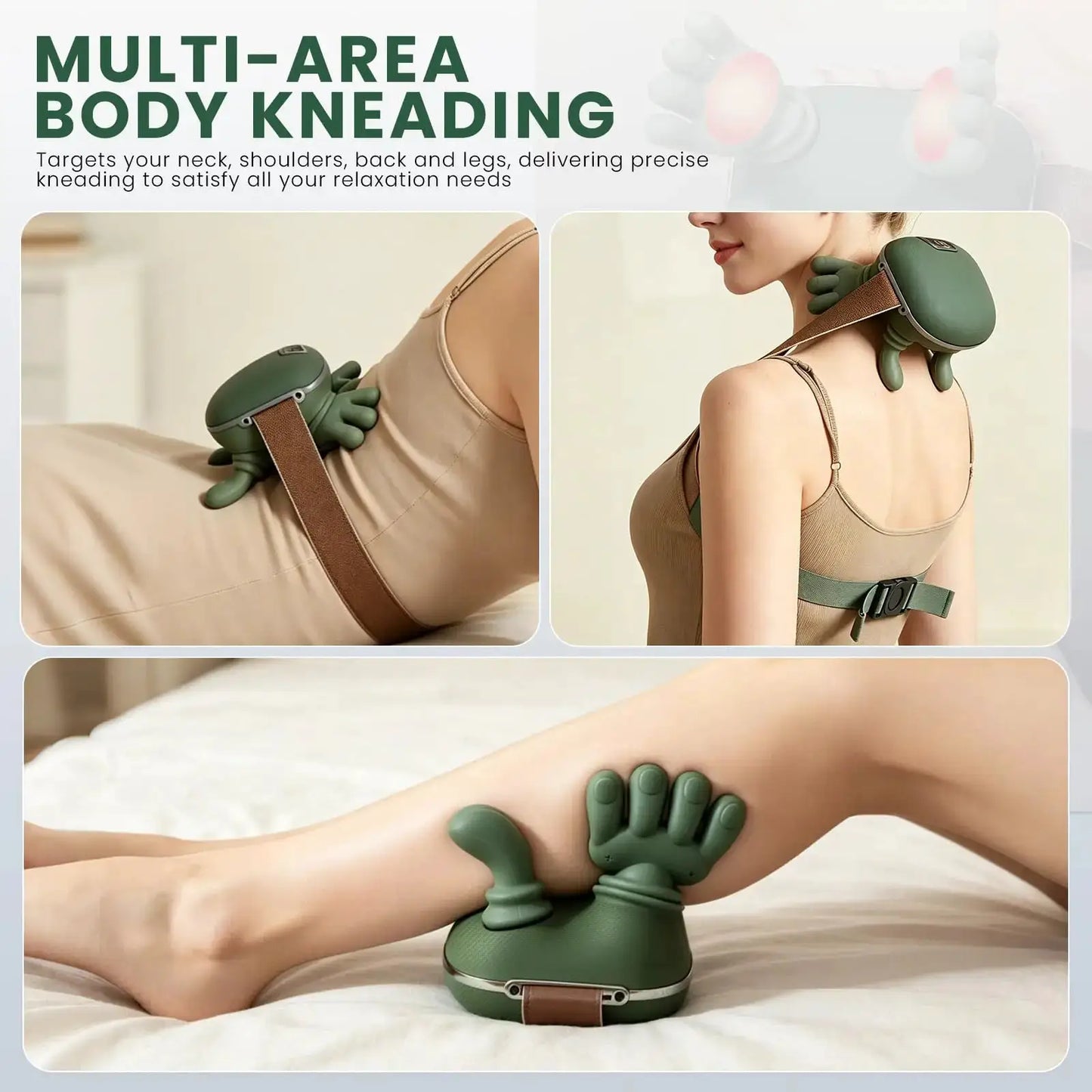 4D Electric Cervical Massager | Heating | Cordless Neck Massager