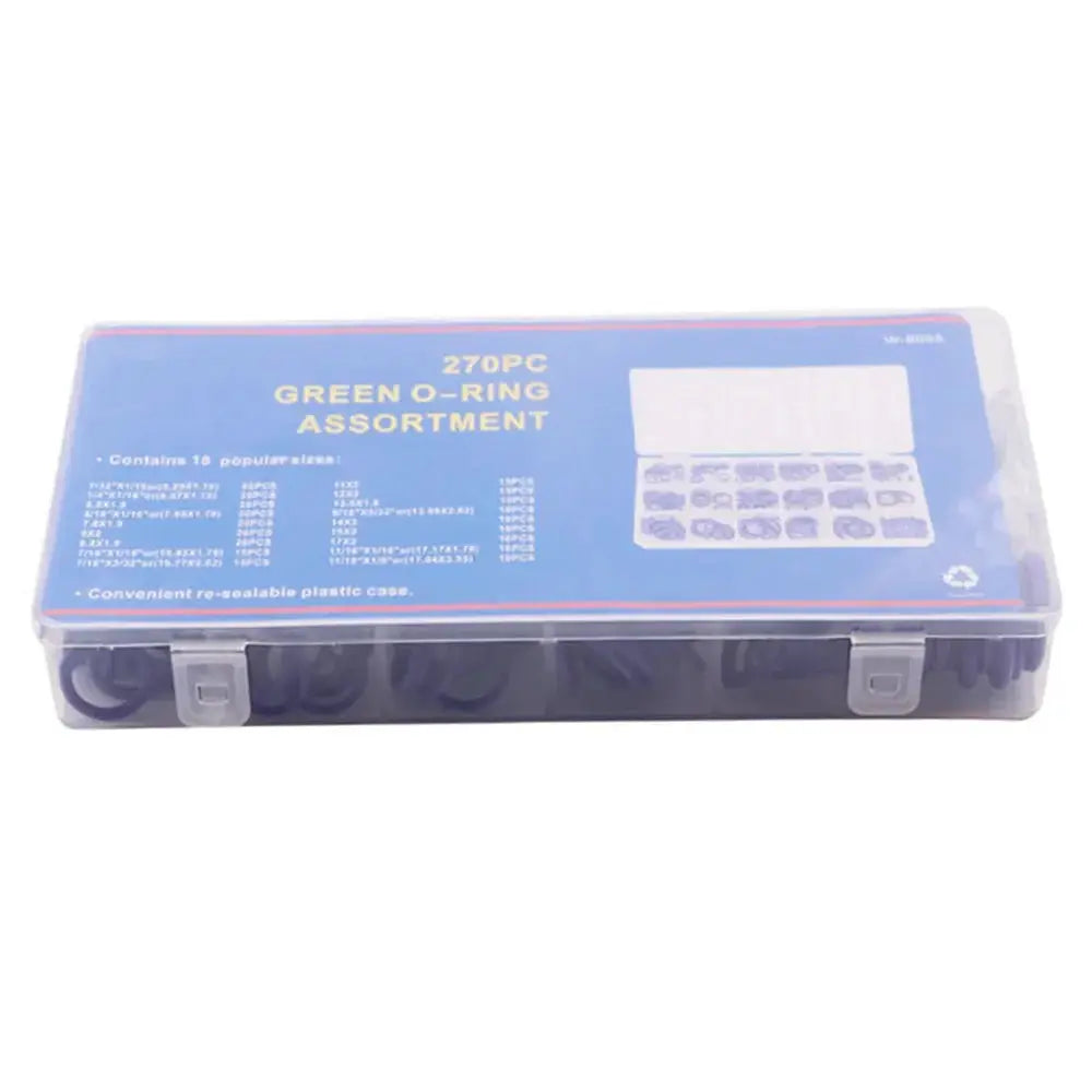 270Pcs 18 Sizes Universal Car Air Conditioning HNBR O Rings Car Auto Repair Tools Rubber Air Conditioning Refrigerant Ring Set from PriceLows™