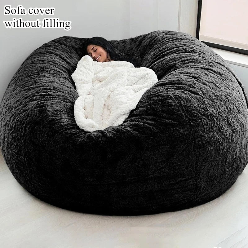 Bean Bag Cover | Arctic Velvet Fabric | Removable And Washable | Single