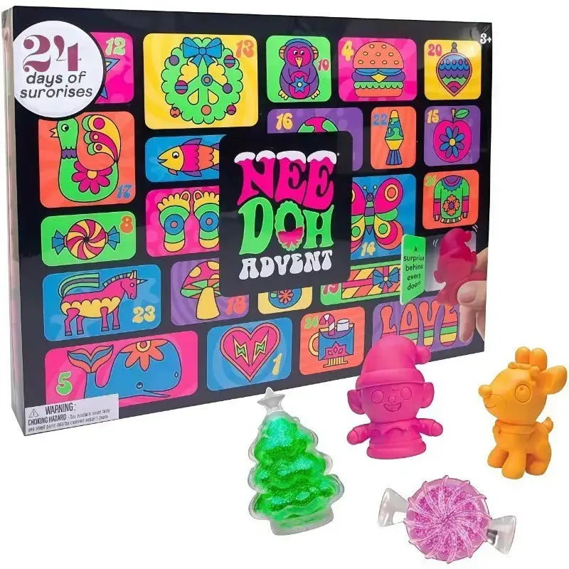 Squishy Christmas Advent Calendar | 24 Days | Food Grade Silicone