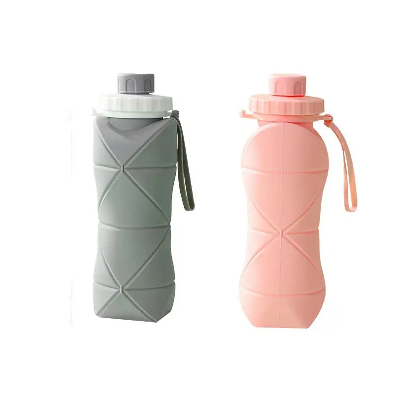 Outdoor Silicone Folding Water Bottle Portable Retractable Cup Travel Tools Collapsible Sport Bottles For Hiking Trekking Tours from PriceLows™