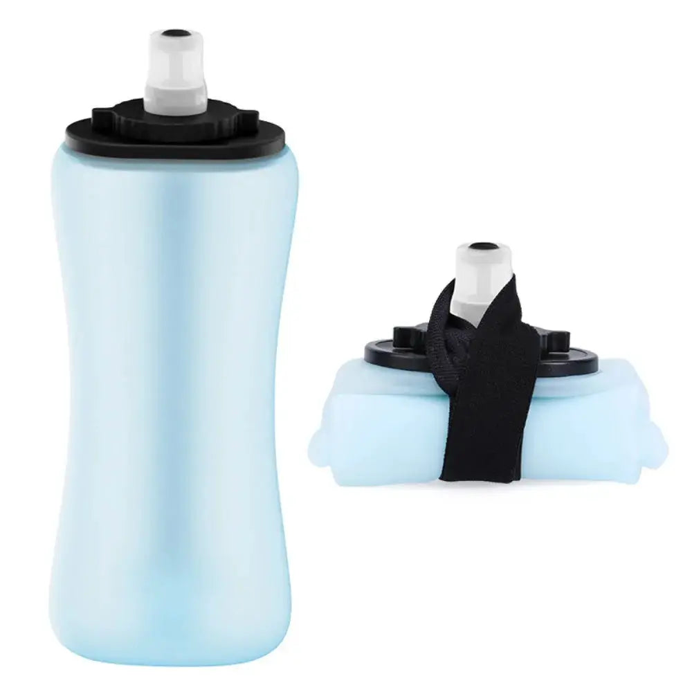 Lightweight Foldable Water Bottle Food Grade Silicone 350ml Capacity Collapsible Sport Bottle Heat Resistant Leak Proof from PriceLows™