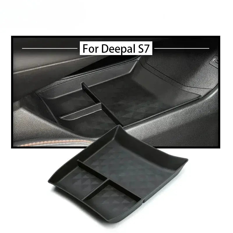 Black car center console storage box for Changan Deepal S07 S7 2023 2024 Interior Storage Box Auto Accessories from PriceLows™