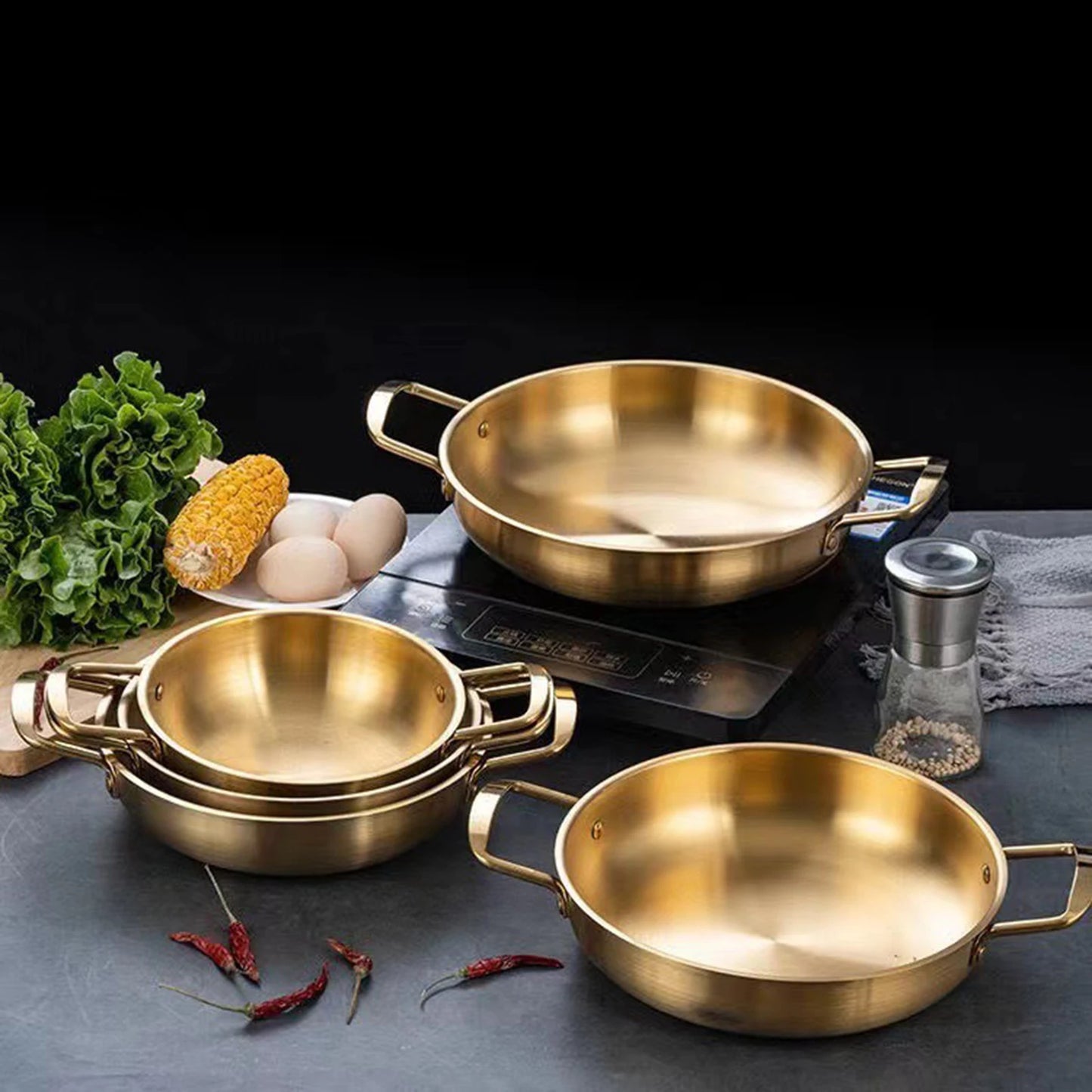 Korean Ramen Pot | Stainless Steel | Induction Compatible | Multipurpose