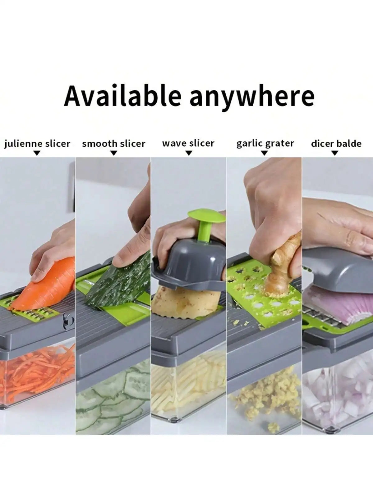 Vegetable Chopper | Multifunctional Tool | With Container | 14pcs/16pcs Set