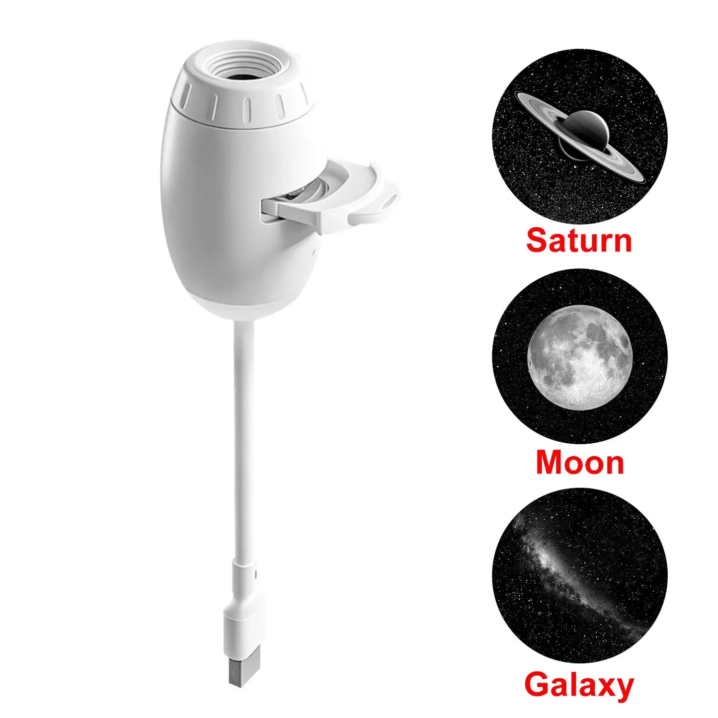 Galaxy Star Projector | 2 In 1 Night Light | Bedroom And Car Decoration | Mini
