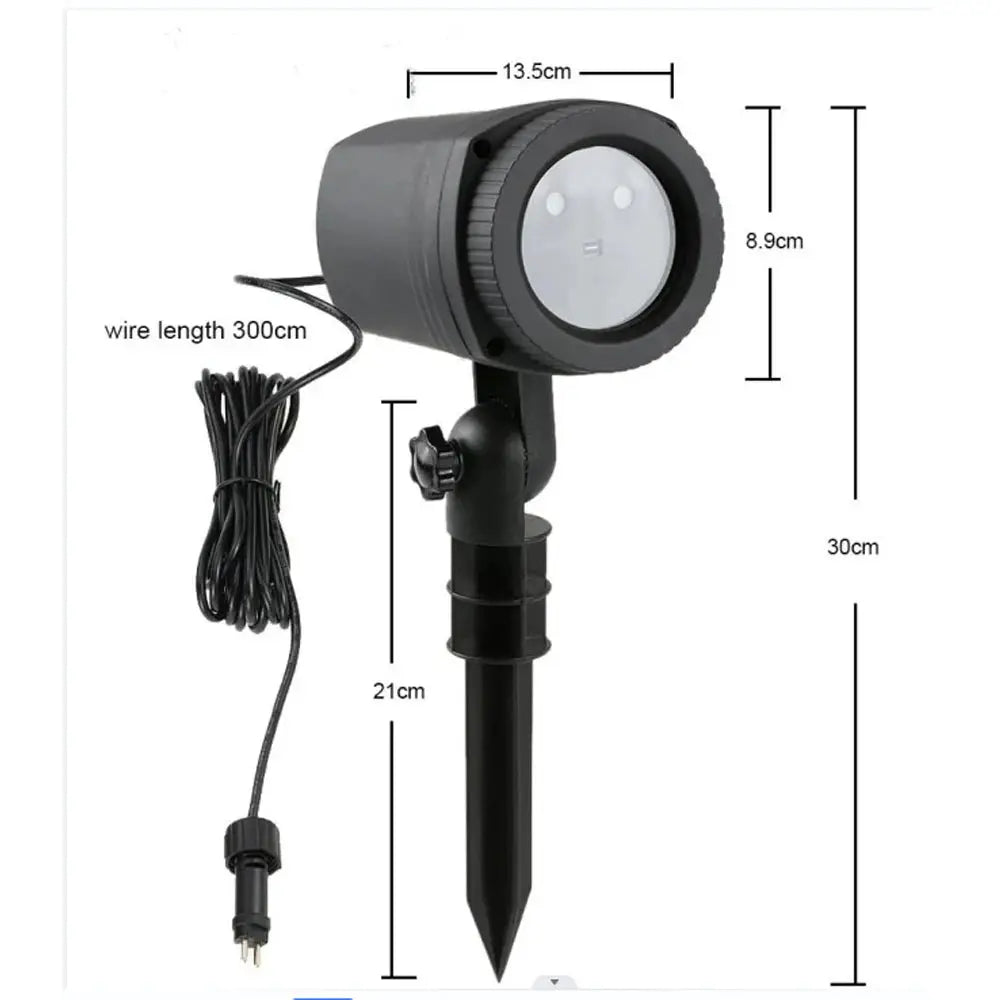 Outdoor Laser Projection Light | IP65 Waterproof | 15-30 Sqm Coverage