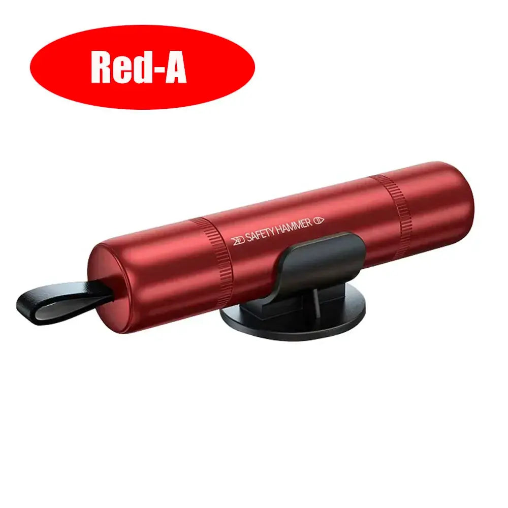 New 2 In 1 Car Safety Hammer Emergency Glass Breaker Cut The Seat Belt High Hardness Tungsten Steel Rescue Tool Auto Accessories from PriceLows™
