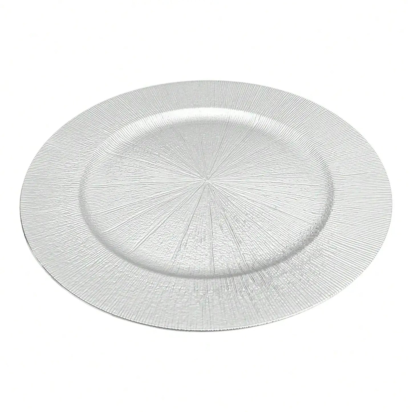 50Pcs Charger Plates Bulk 13Inch Round Charger Plates Plastic Wedding Dinner Elegant Reusable For Table Setting from PriceLows™