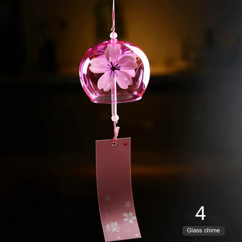 1PCS Wind Bell Japan Wind Chimes Handmade Glass Furin Home Office Decors from PriceLows™