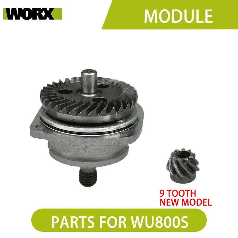 Orginal new Switch Driver motor reducer casing toothed wheel shell chuck parts for WORX WU800S angle grinder from PriceLows™