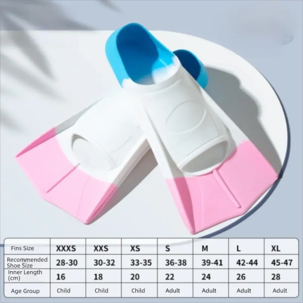 Professional Silicone Swimming Flippers Comfortable Non-slip Swim Fins Frog Shoes for Children Adult from PriceLows™