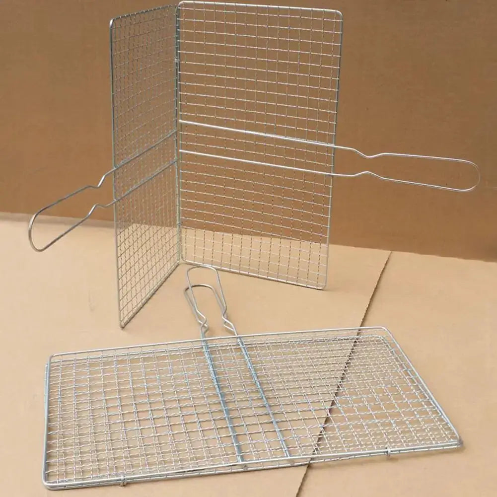 Barbecue Grilling Basket | Foldable Handle | Large Cooking Area | M/L