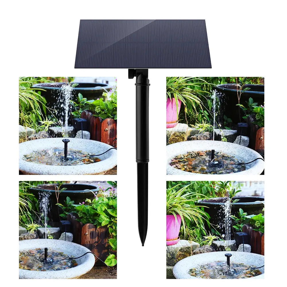 5W 5V Fountain Panel Pump Garden Decoration with Stake Solar Panel Pump Watering System Energy Saving 180L/h Kits for Fish Tank from PriceLows™