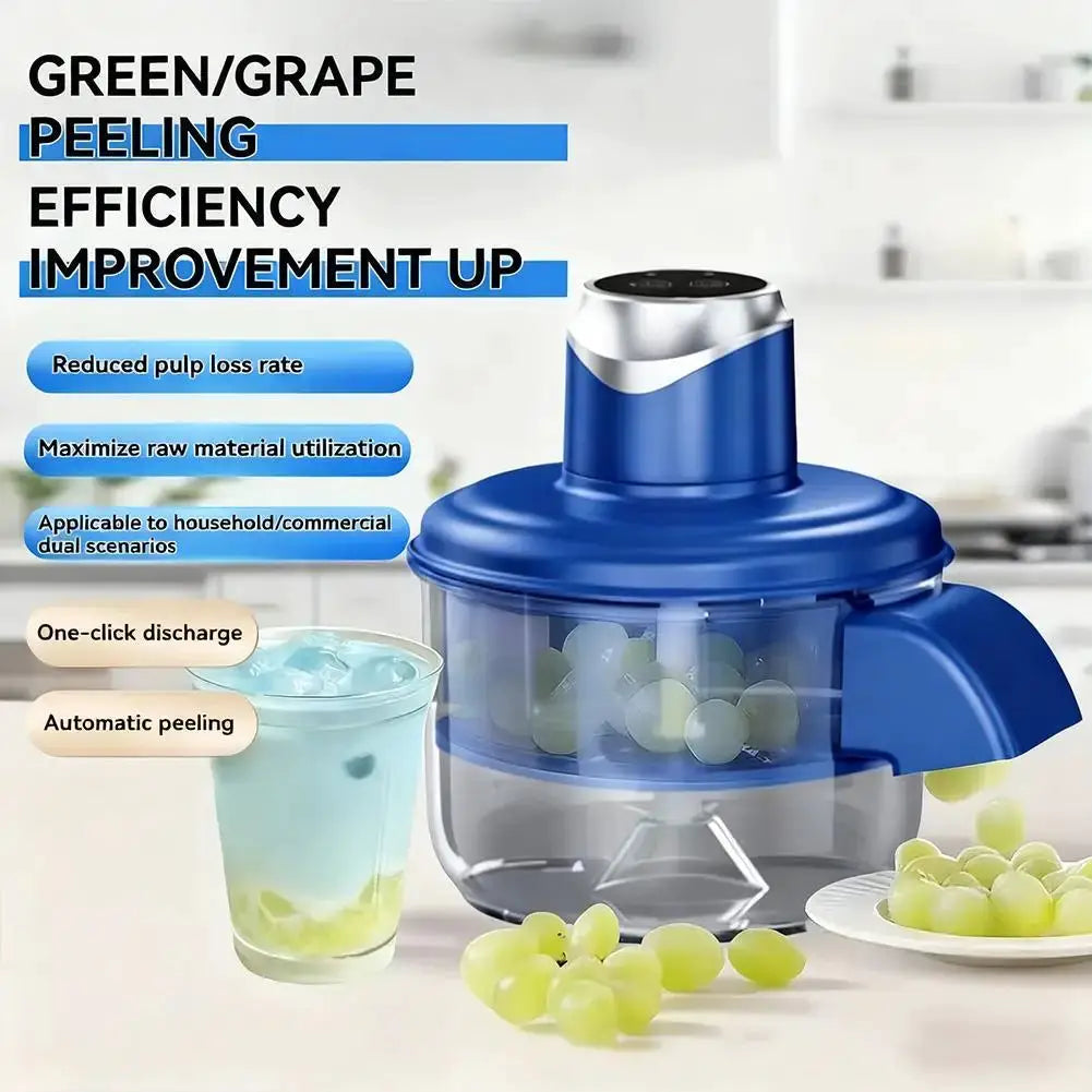 Automatic Fruit Garlic Peeler Machine Electric Grape Peeler Machine w/h Precision Stainless Steel Blade for Kitchen Homemade Jam from PriceLows™