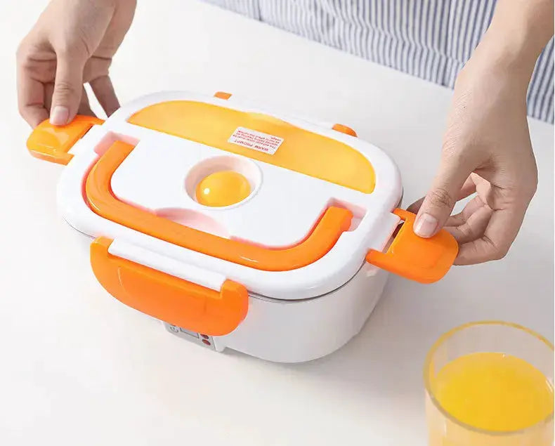 Easy to Cleaning Electric Lunch Box Food Heater Portable Food Warmer 12V/110V for Car/Truck 110V for Work Home Heated Lunch Box from PriceLows™