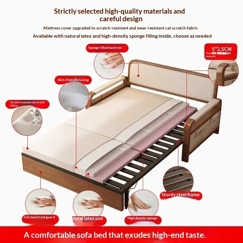 Sofa Bed | Foldable | Retractable Pull Out | Single Double from PriceLows™