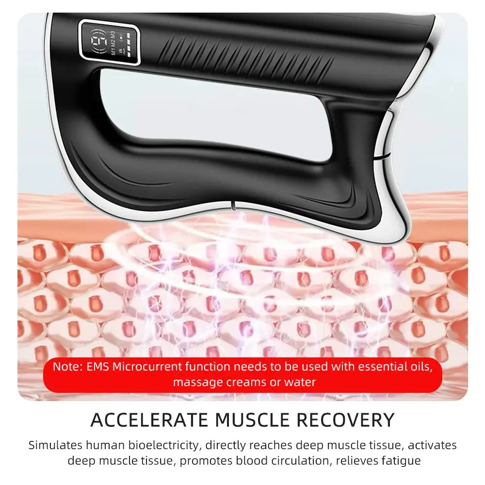 Electric Fascia Knife | 9 Speed Vibration | Deep Tissue Massager | Portable