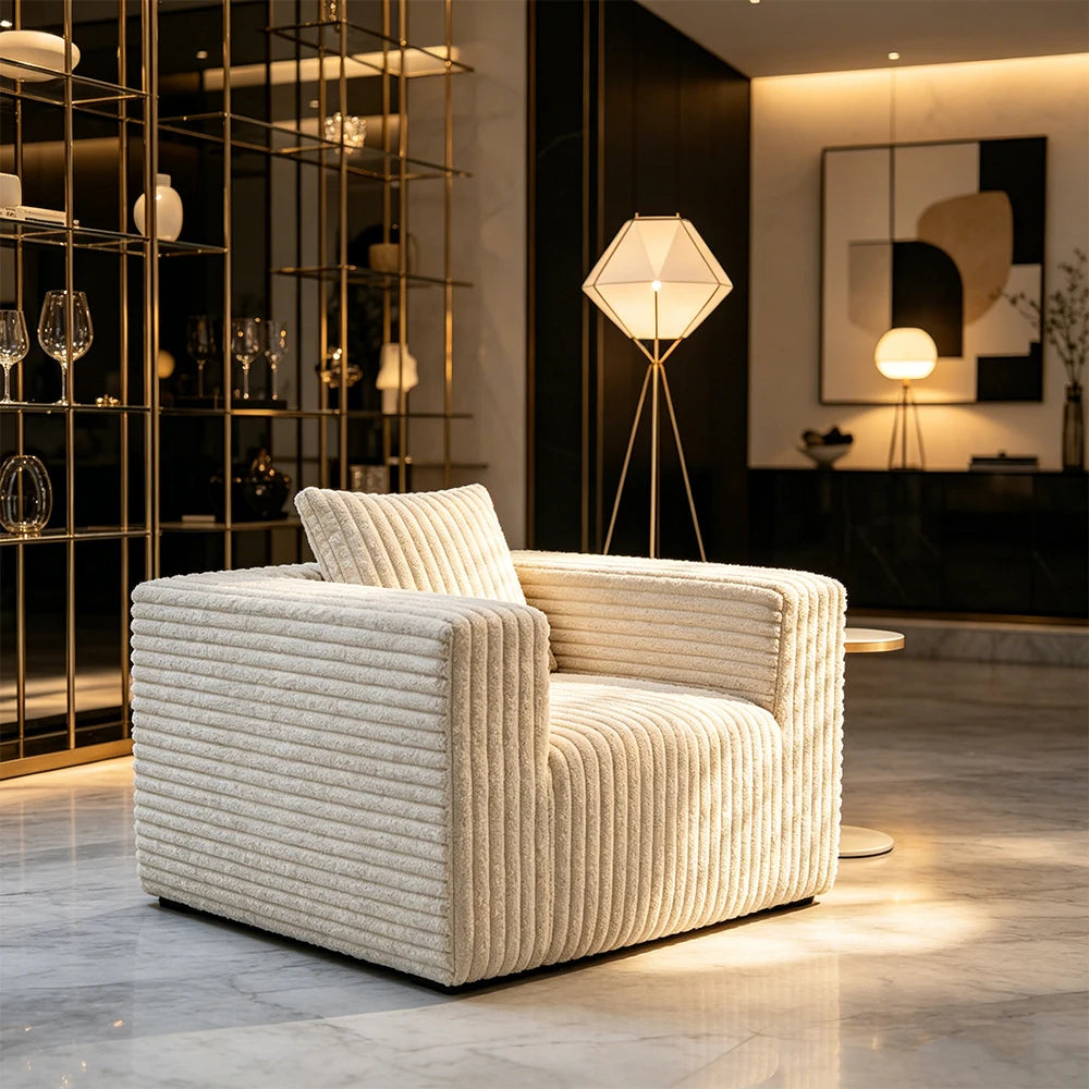 Single Person Sofa | Compressed Sponge | Modern Moroccan Style | Width Under 2000mm