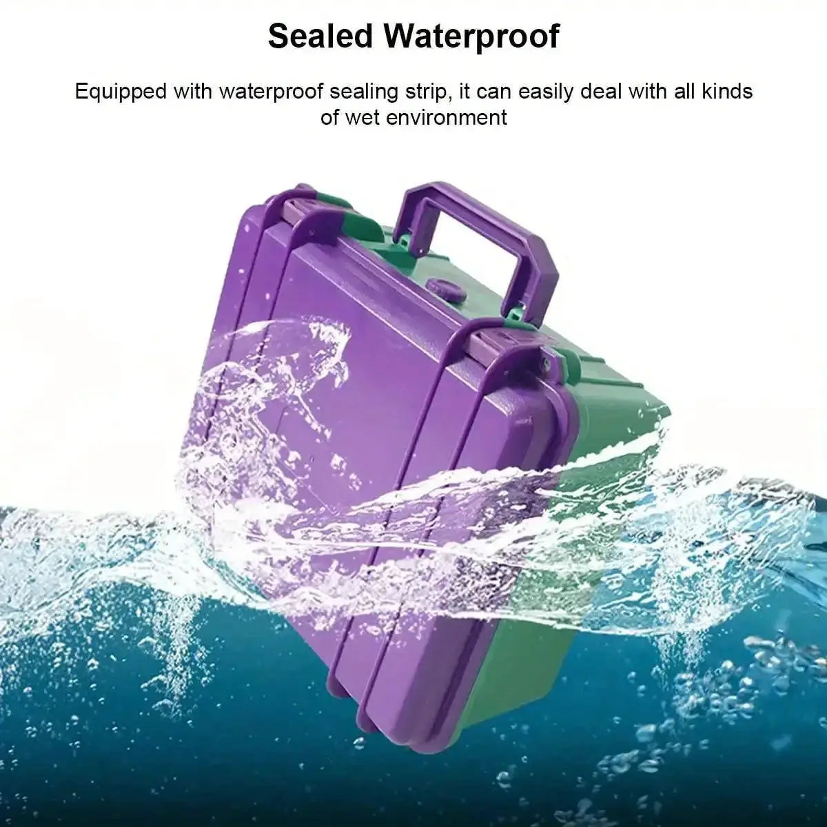 Multi-function Water-repellent and Moisture-proof Tool Box With Sponge Protection Portable Hardware Storage, Safety Instrument from PriceLows™