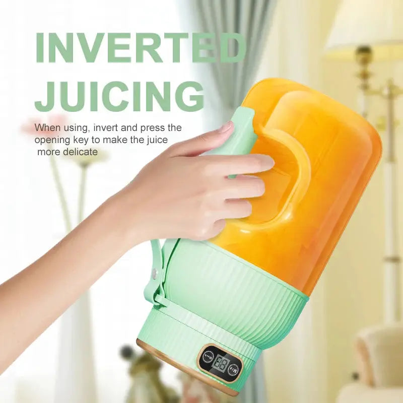 1000ML Portable Juicer Blender Fruit Juicer USB Charging Lemon Orange Fruit Juicing Cup Smoothie Blender Machine Kitchen Tools from PriceLows™