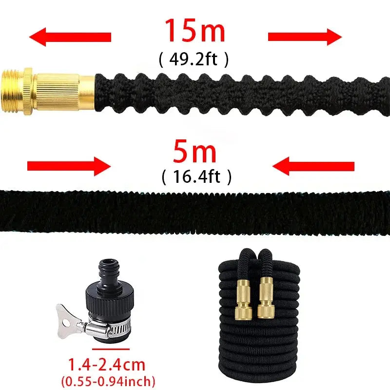 Garden Water Hose Reel Expandable Watering Hose High Pressure Flexible Car Wash Watering Garden Irrigation Magic Hose Pipe from PriceLows™