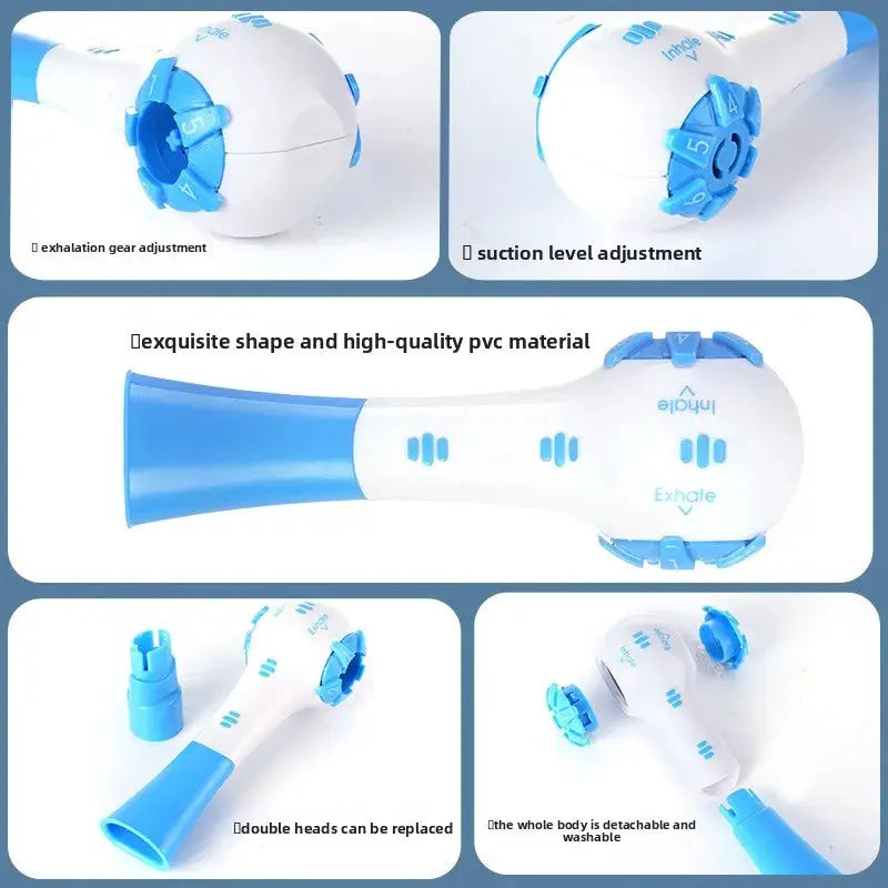 Breath Trainer | Adjustable Resistance | Compact Size | Multiple Color Options