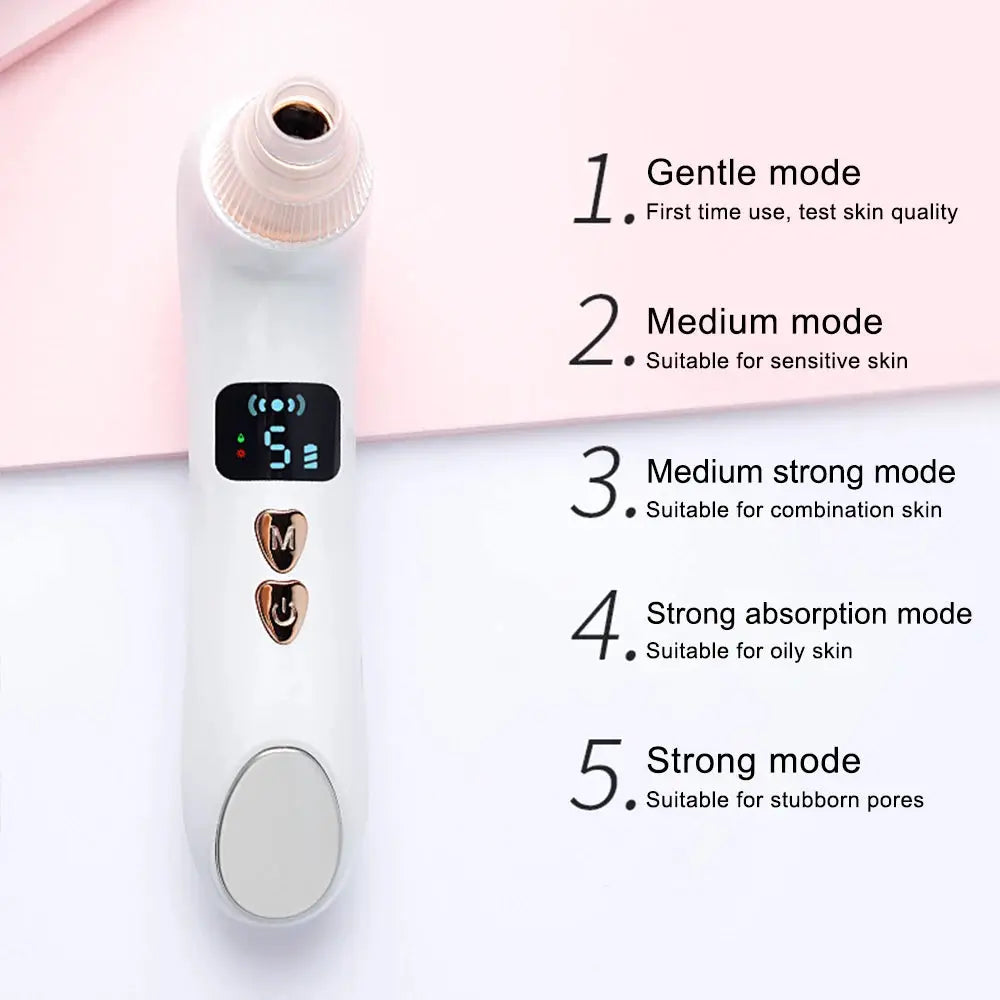 Smart Visual Blackhead Remover Hot and Cold Compress Acne Cleaner Sturdy Blackheads Acne Remover Face Deep Cleansing with Camera from PriceLows™
