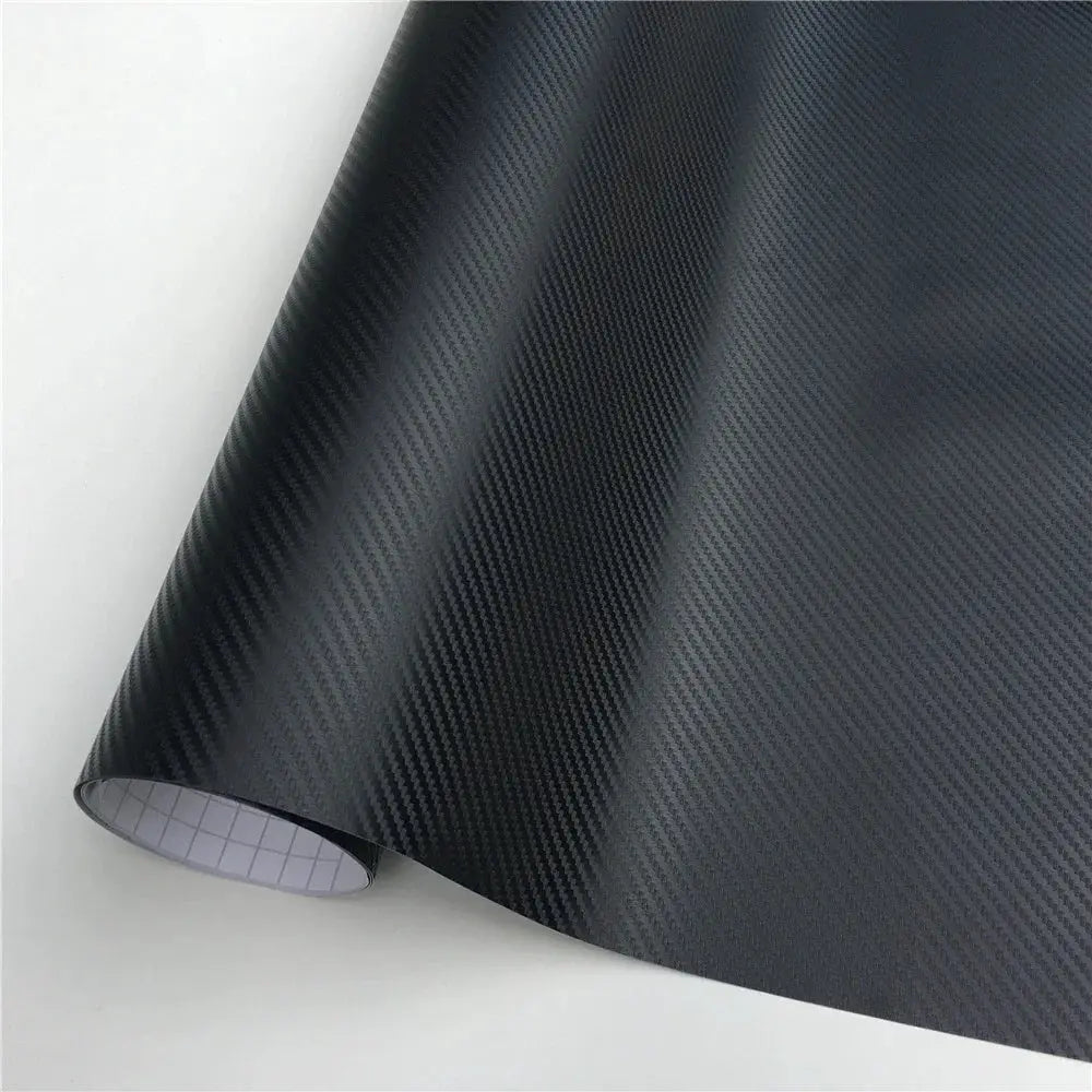 All Black Carbon Fiber Car Stickers Vinyl Wrap Film Glossy Matte Chrome Wrapping Foil Car Decal Styling Scooter Motorcycle from PriceLows™